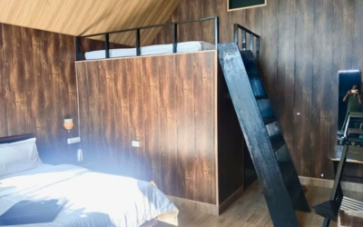 Spacious Family Cottage Room with additional loft bed space